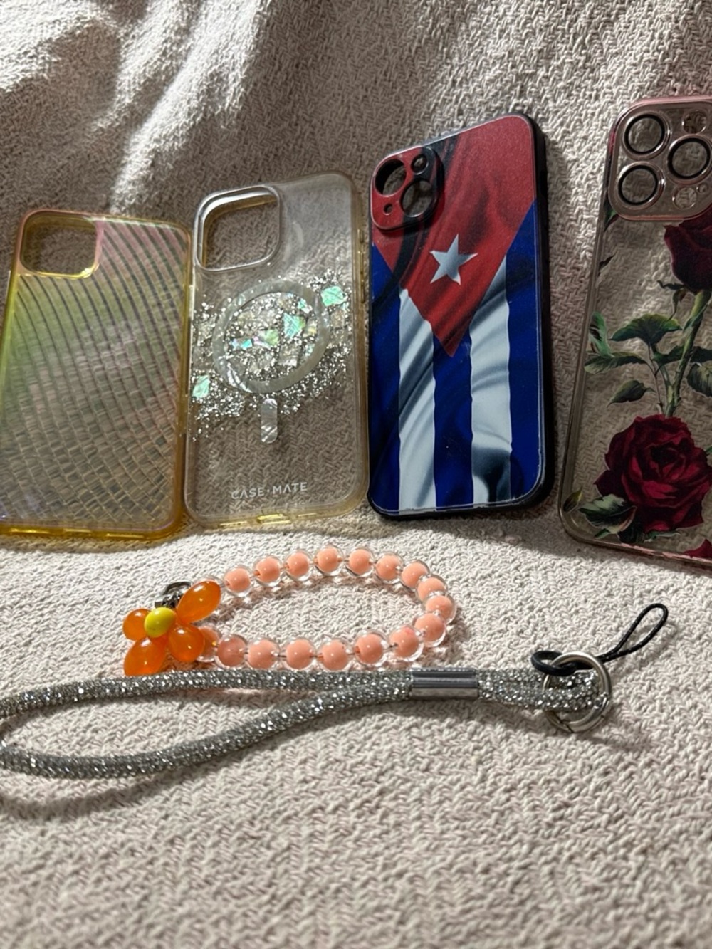 Case-Mate Clear Glitter Phone Case - Clear
